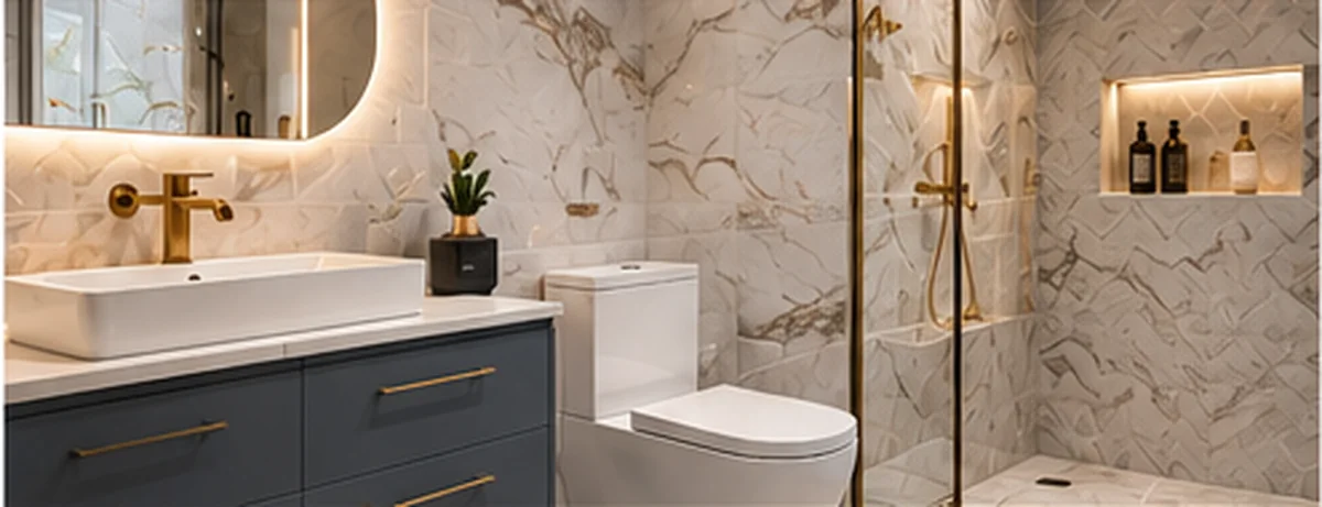 Contemporary bathroom renovation near Harewood